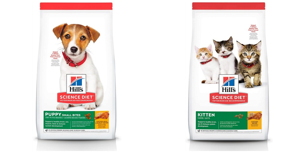 hills science diet puppy and kitten food