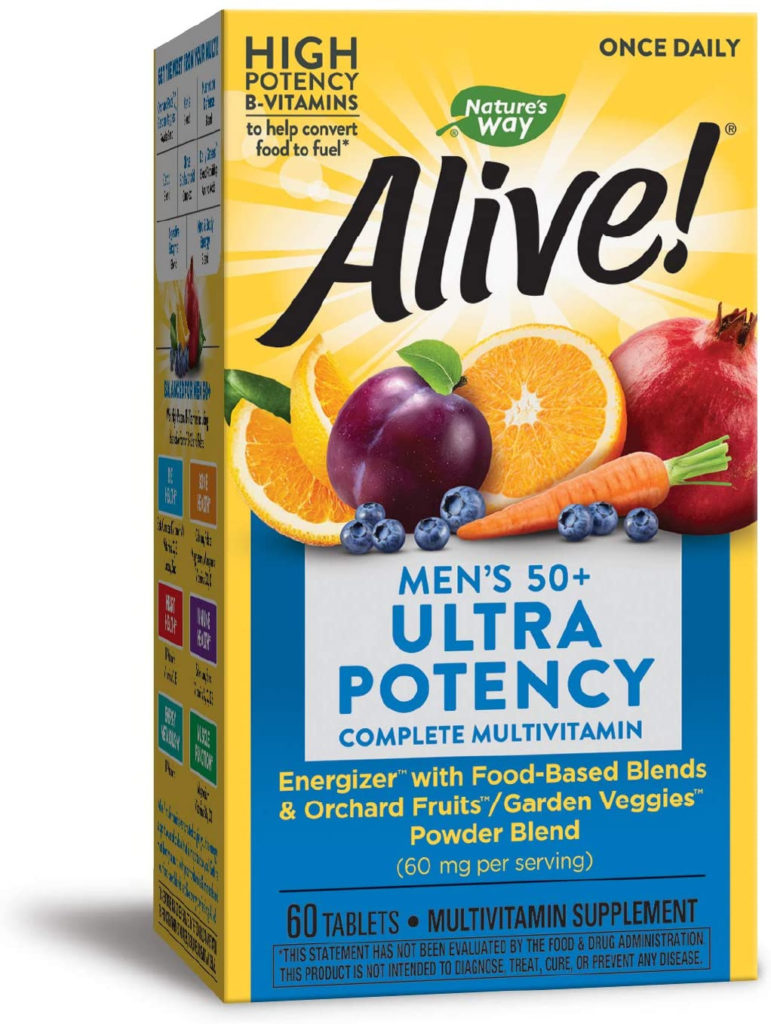 natures way alive mens ultra potency multivitamin