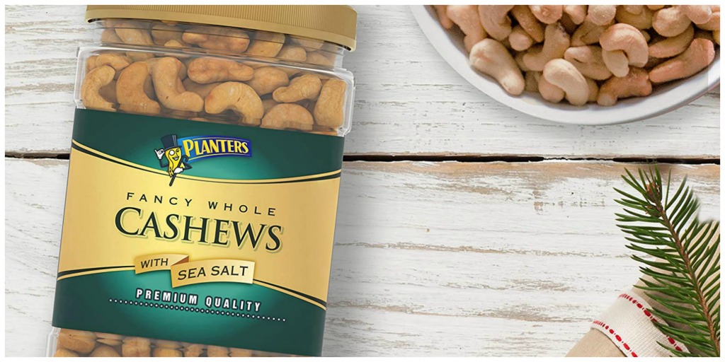 planters fancy whole cashews with sea salt