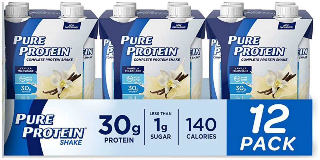 pure protein vanilla shakes