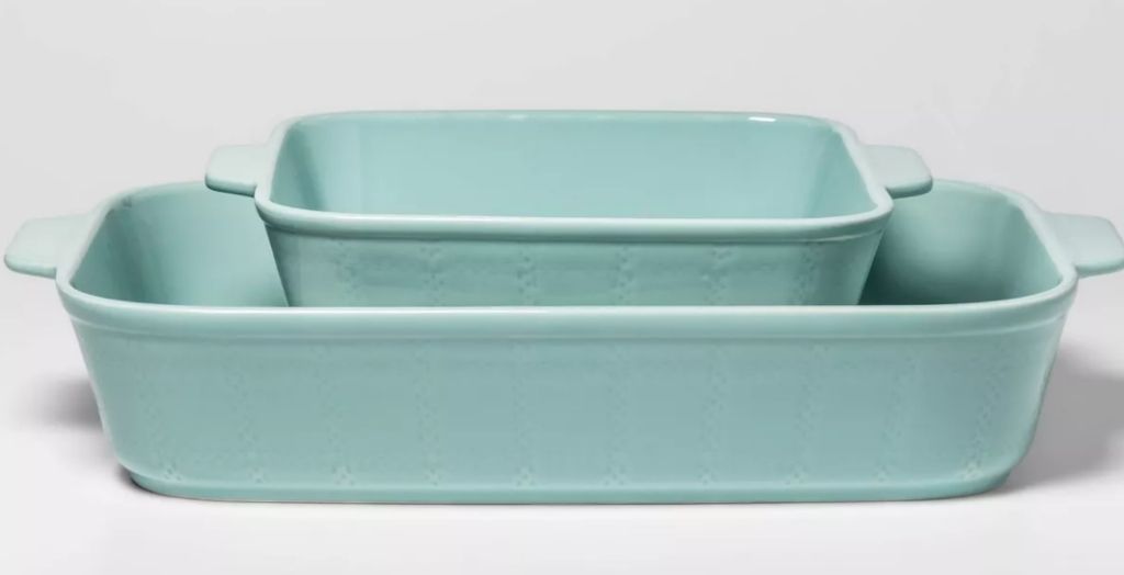 Threshold rectangle baking dishes