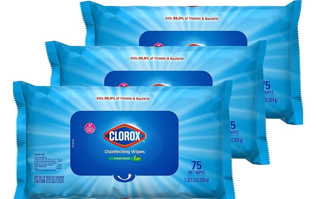 clorox 3 pack wipes