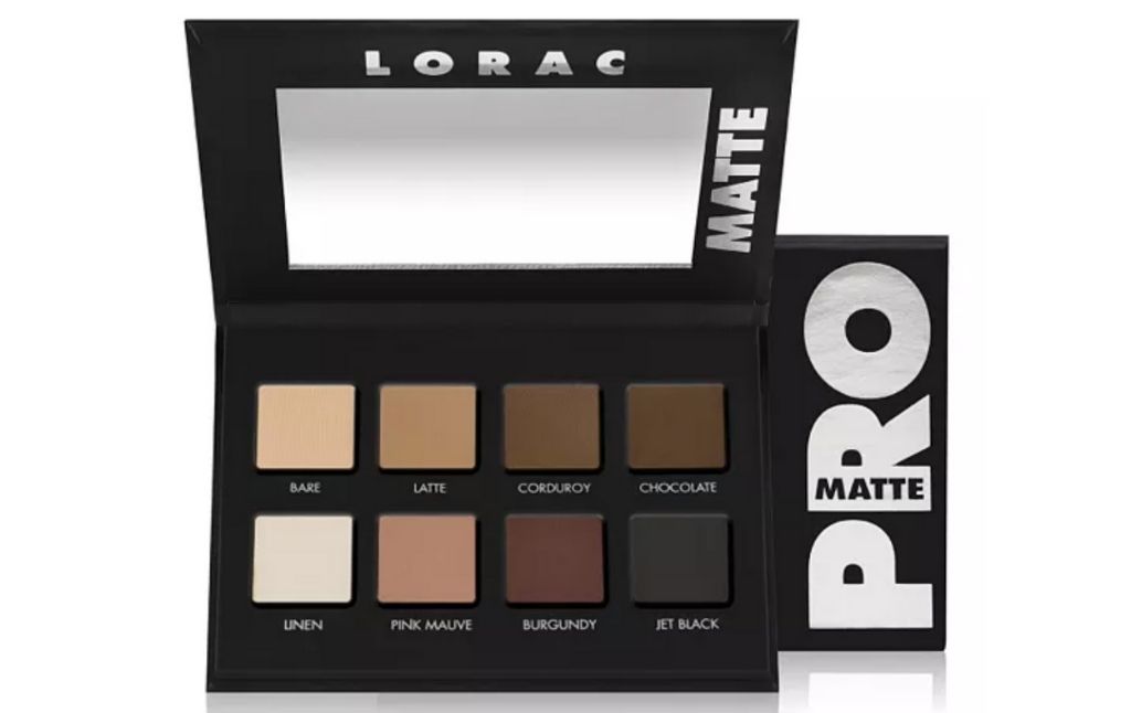 lorac matte pro eyeshadow palette