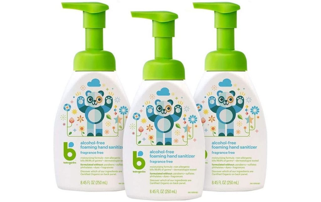 babyganics alcohol free foaming hand sanitizer