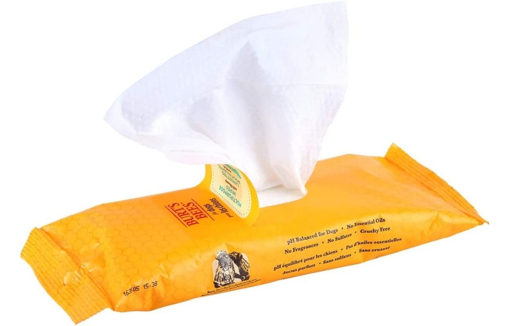 burts bees dog grooming wipes