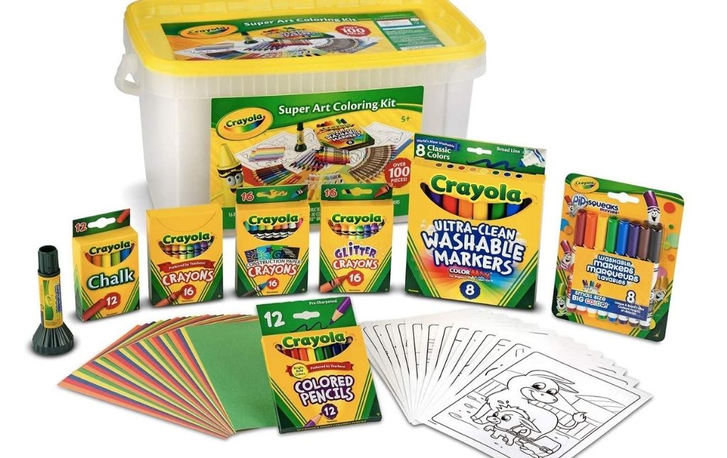 crayola super art coloring kit