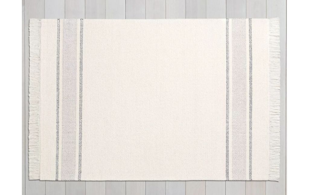 magnolia striped rug