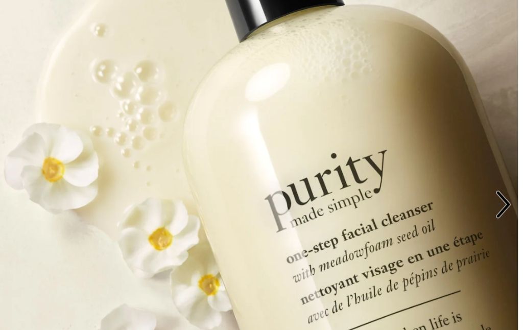 purity made simple one step facial cleanser