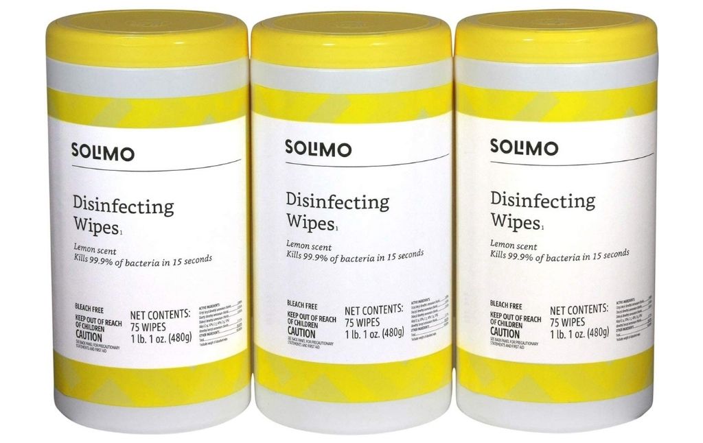 solimo disinfecting wipes