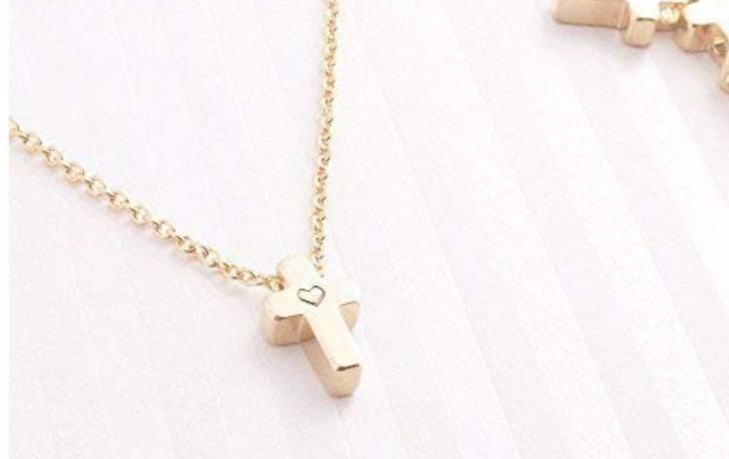 dainty cross necklace