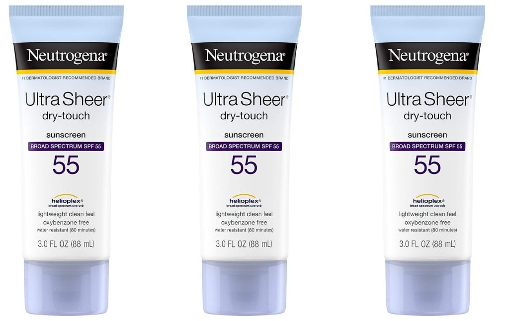 neutrogena ultra sheer dry touch suncreen