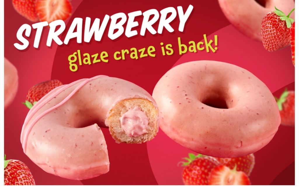 strawberry glaze krispy kreme