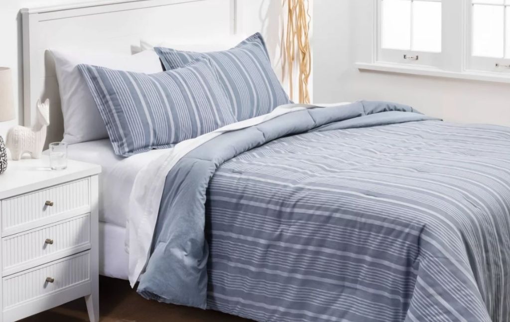 striped king size comforter