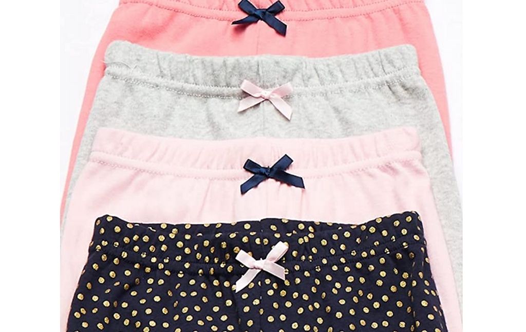 4 pack baby cotton pants