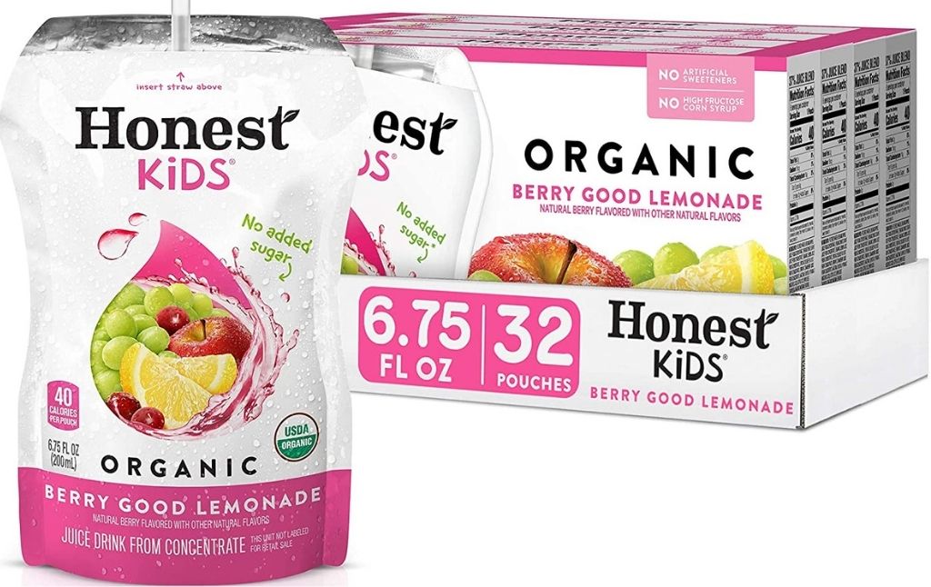 Honest Kids organic berry lemonade