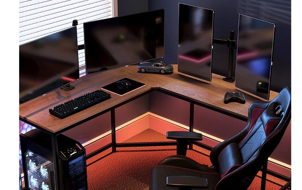 L shaped desk