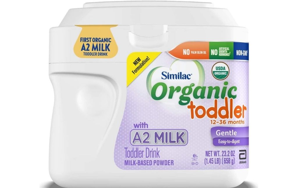 Similac organic toddler with A2 milk