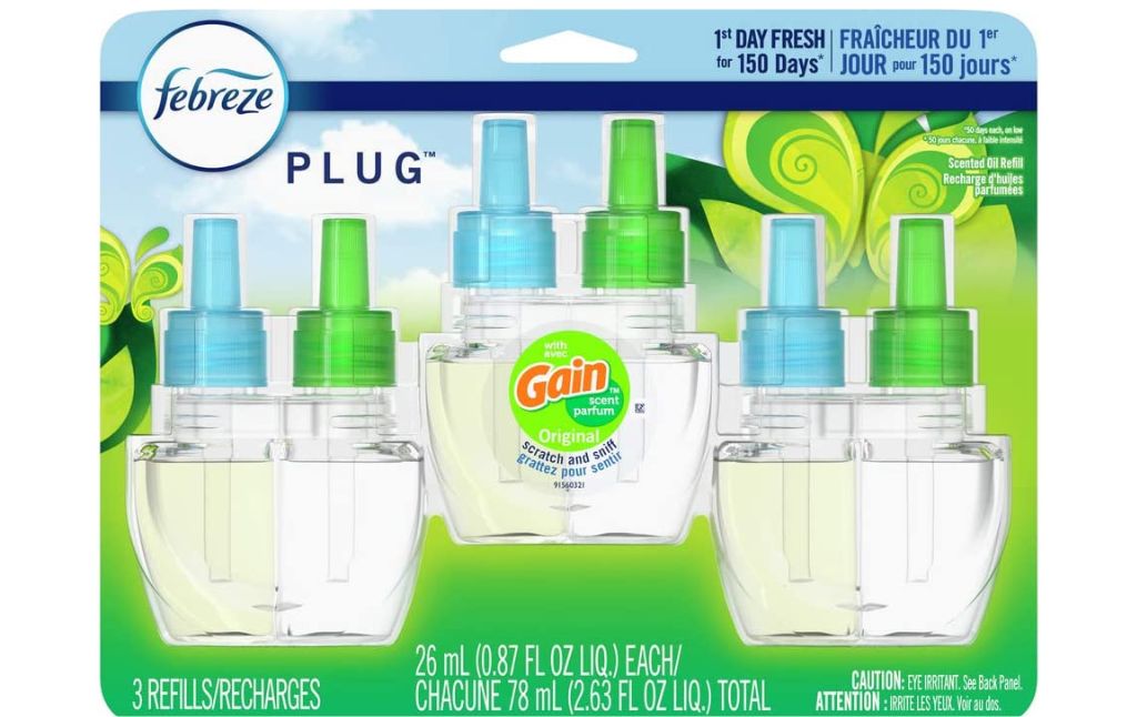 febreze plug in gain scent