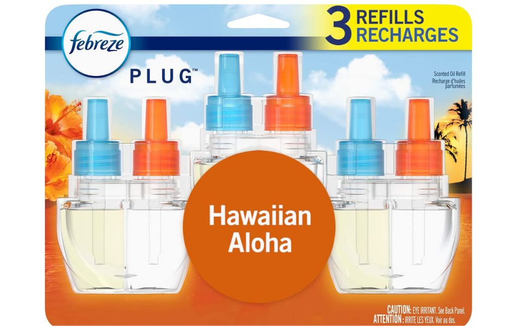 febreze plug in hawaiian aloha scent