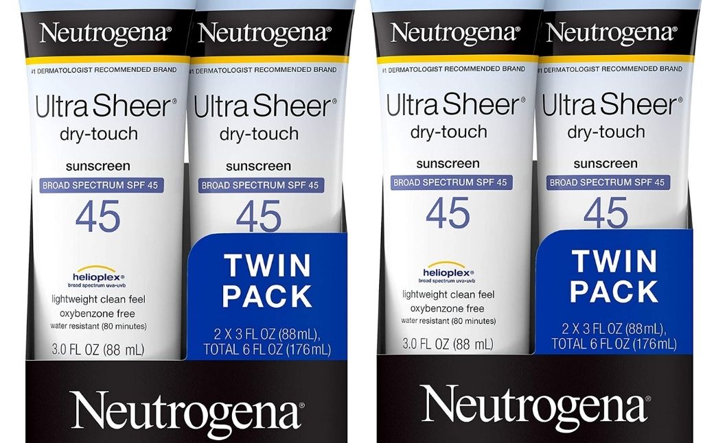 neutrogena ultra sheer dry touch sunscreen