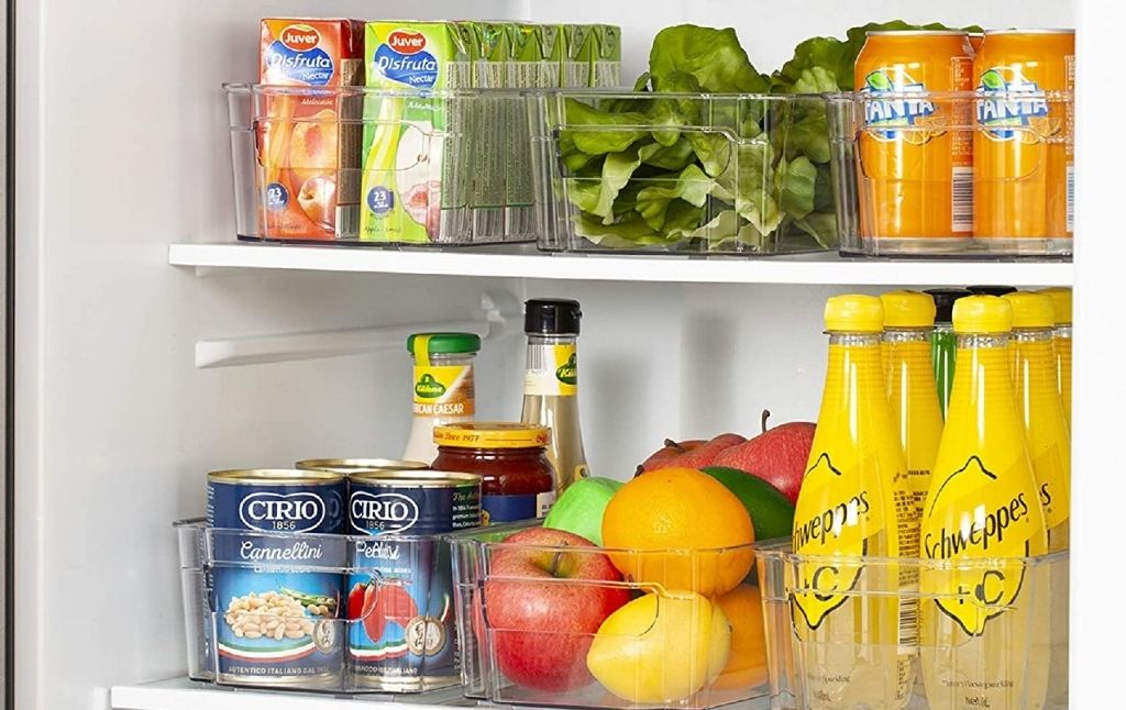 refrigerator organizer bins