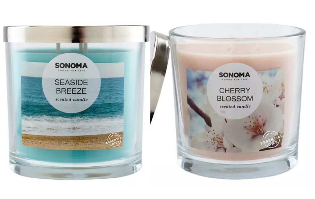 sonoma goods for life 3 wick candles