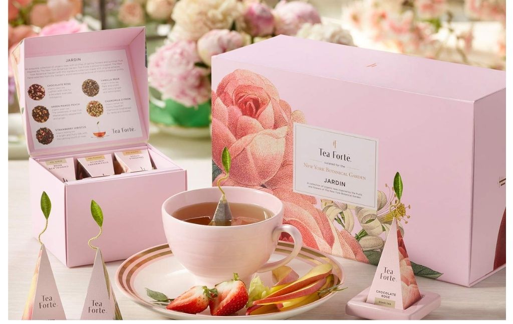 tea forte jardin set