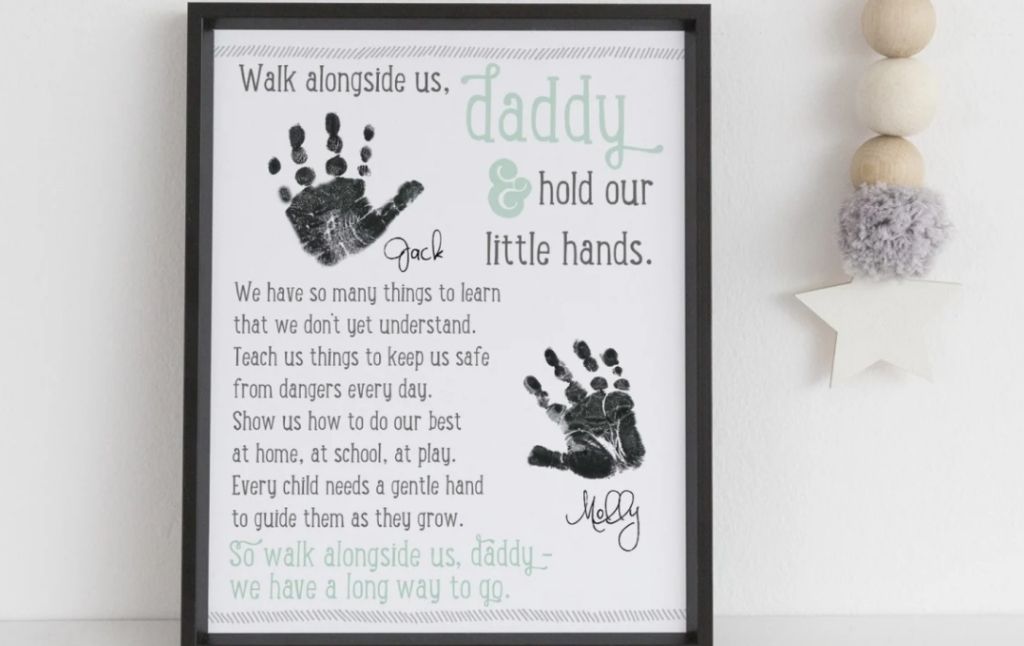 walk alongside up daddy print