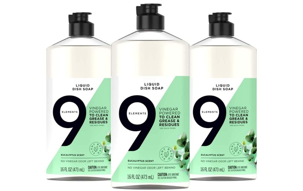 9 elements dish soap 3 pack