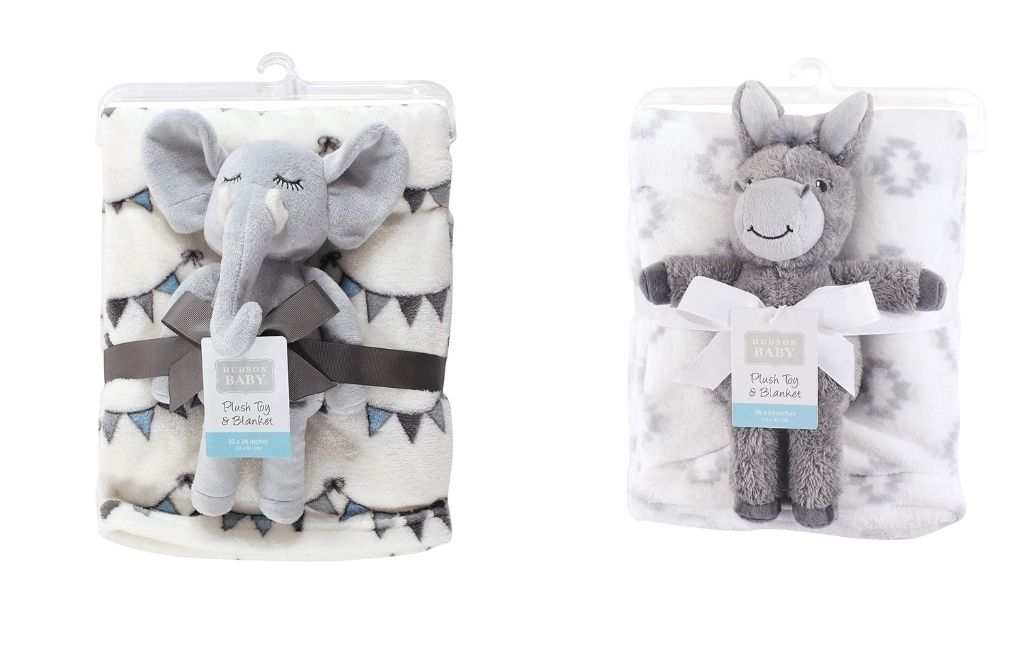 baby blankets with stuffed animals