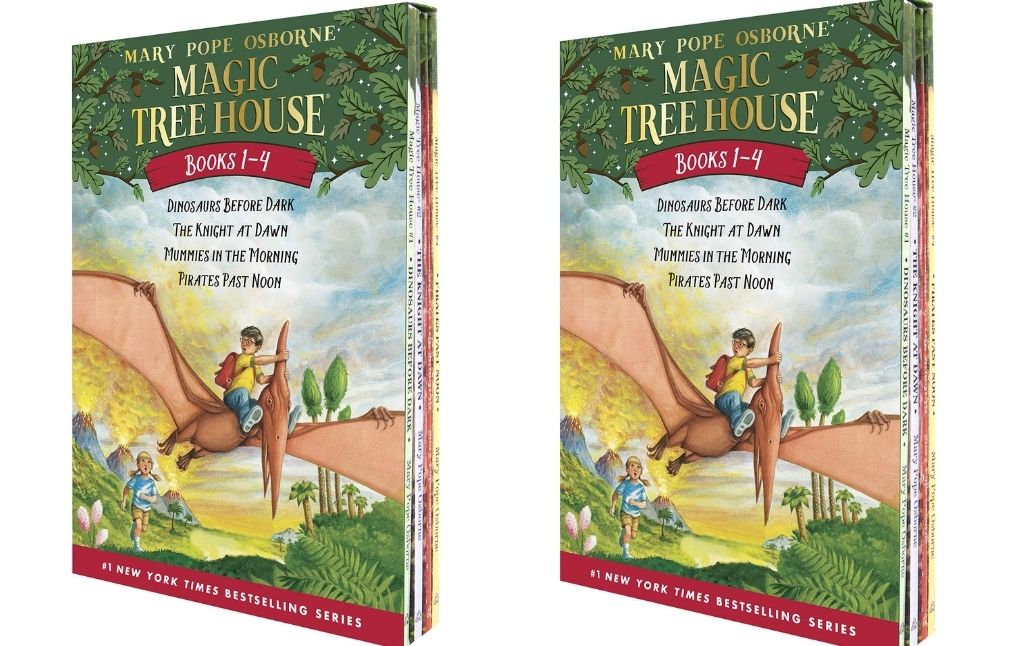 magic treehouse book set books 1-4