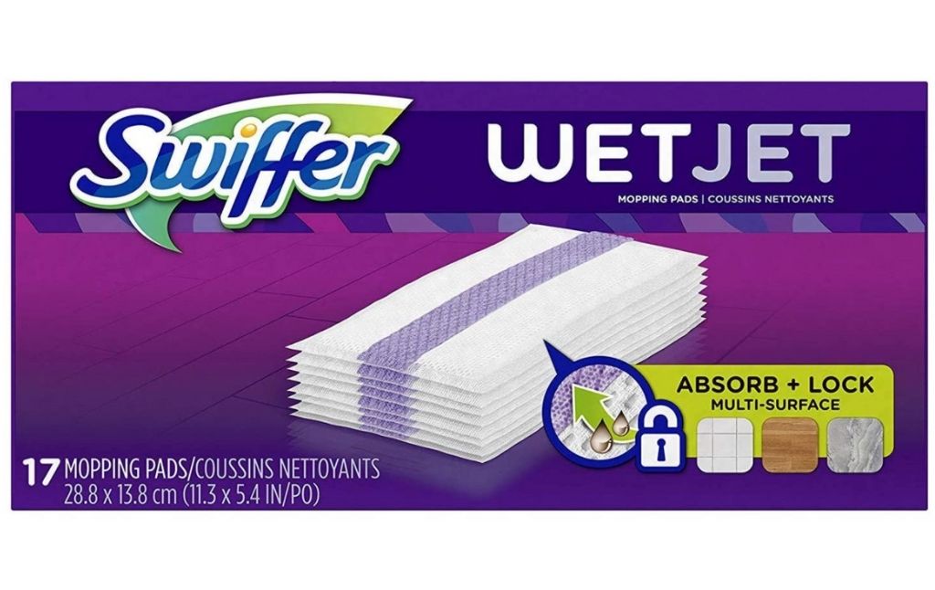 swiffer wetjet mopping pads