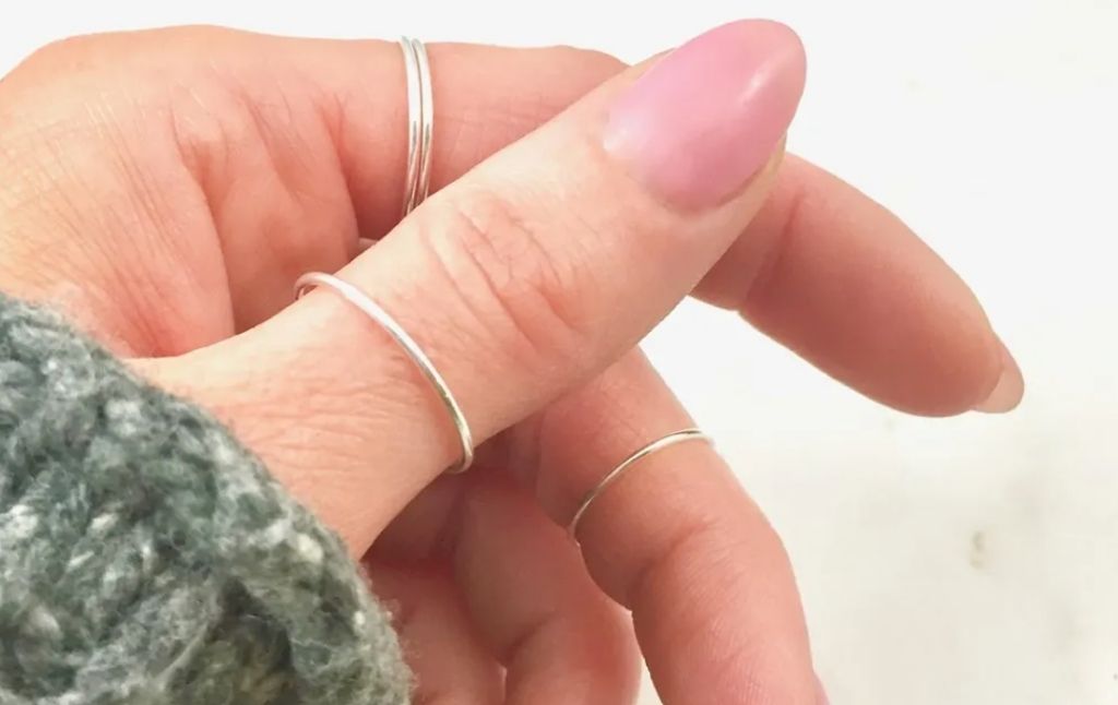 thin stackable rings