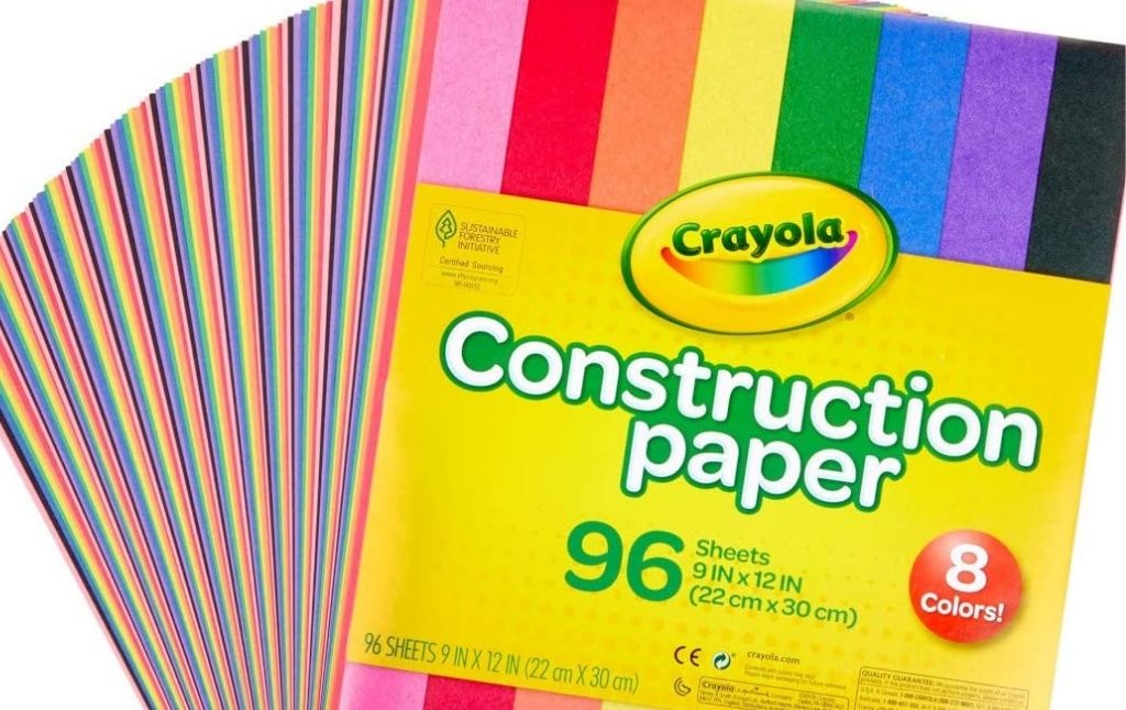 crayola construction paper