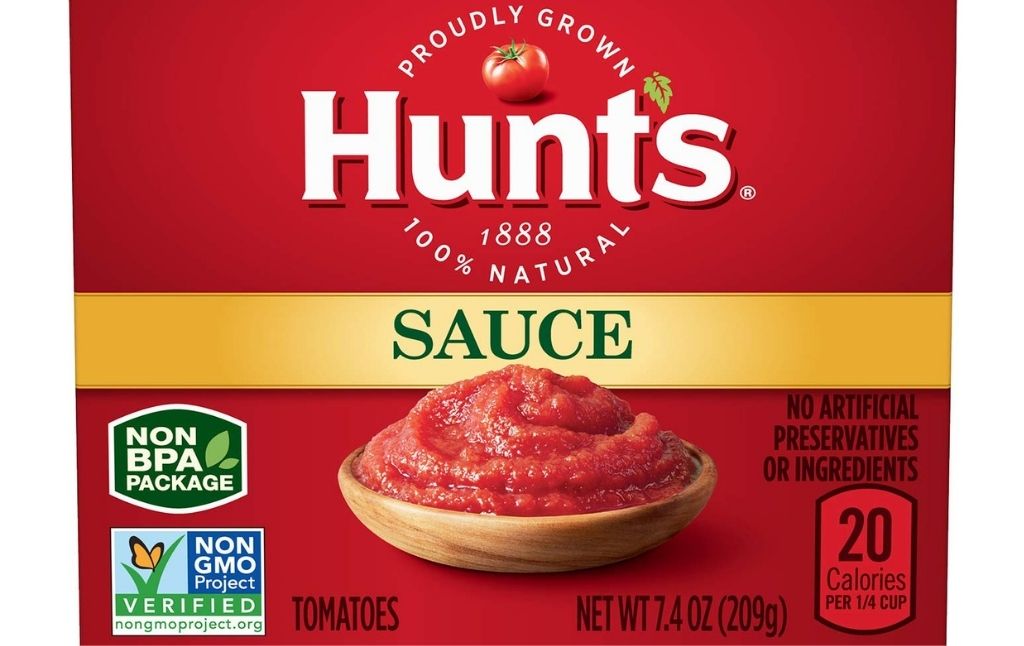 hunts tomato sauce