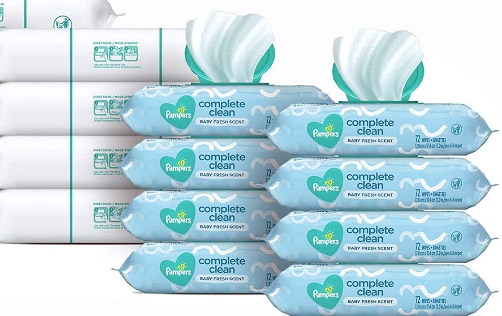 pampers complete clean wipes