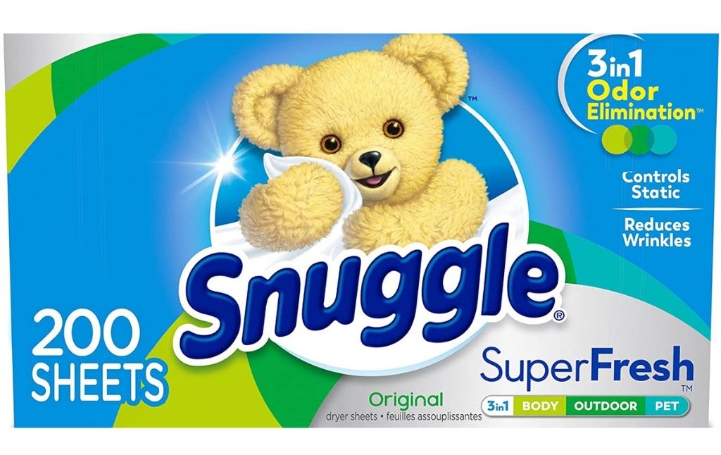 Snuggle dryer sheets