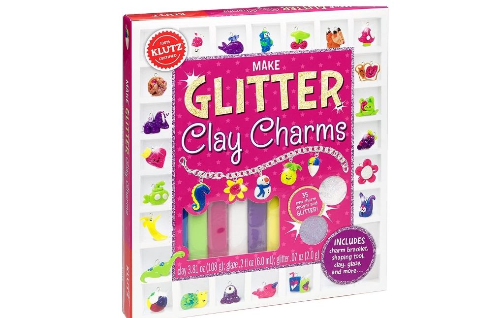 klutz glitter clay charms