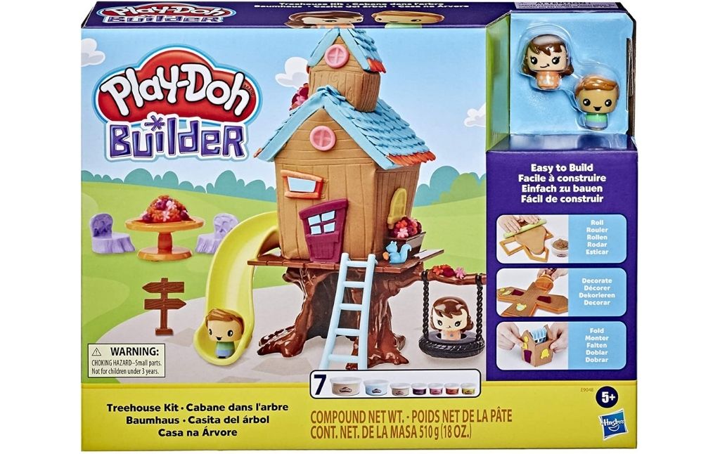 play doh builder treehouse kit