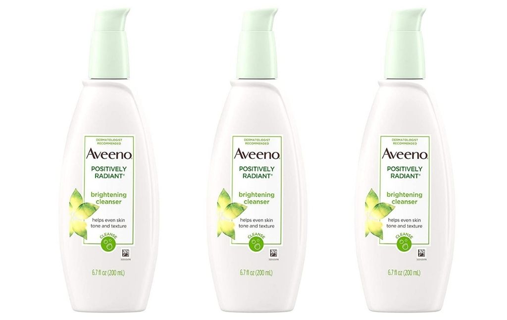 Aveeno positively radiant brightening cleanser