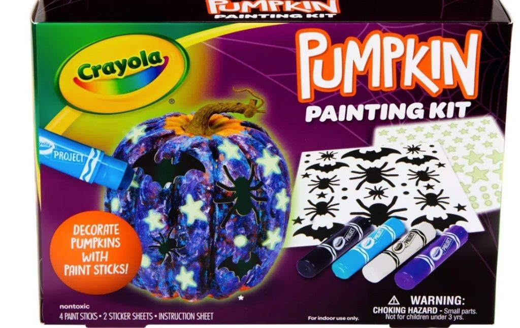 Crayola pumpkin painting kit