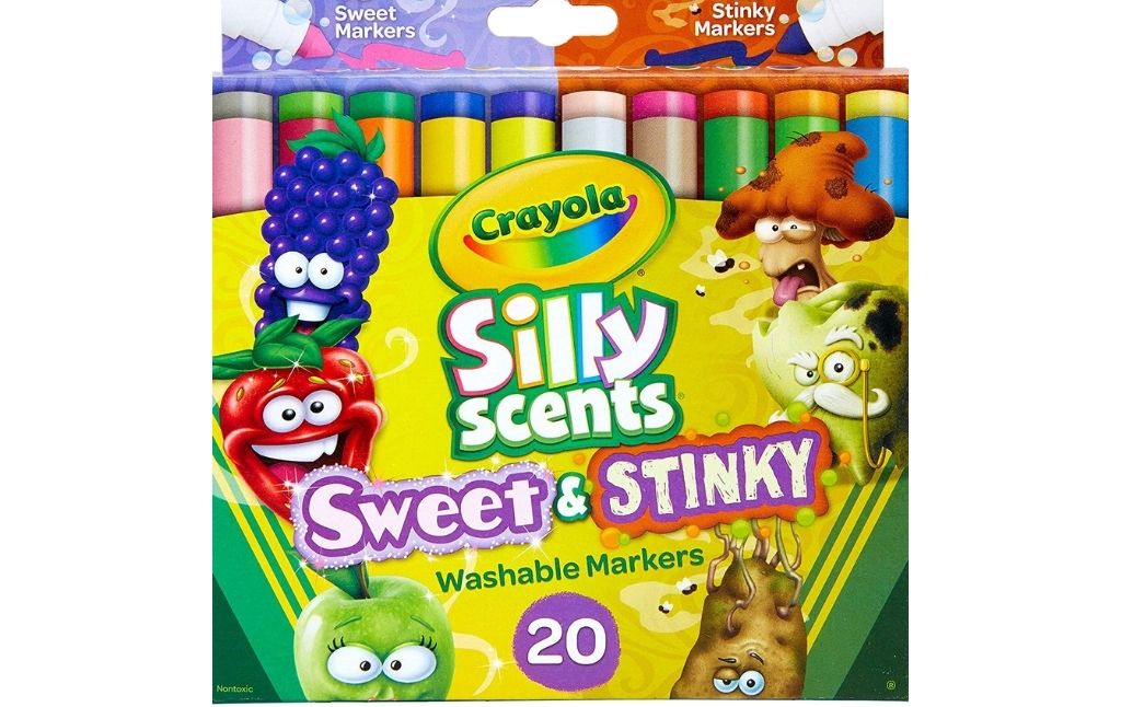 crayola silly scents sweet stinky markers