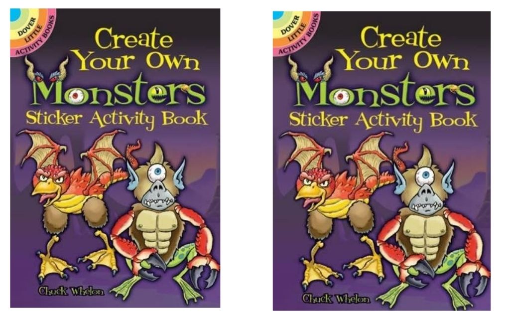 create your own monsters sticker activity books