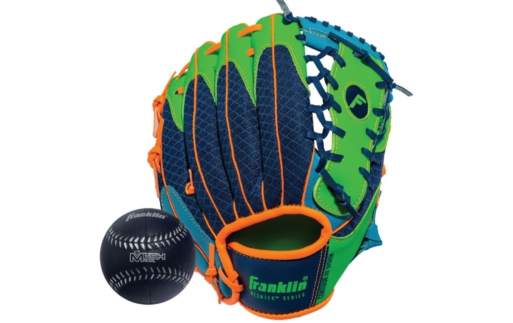 franklin sports tball glove and ball