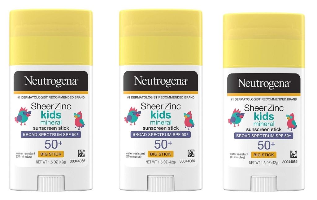 neutrogena sheer zinc kids sunscreen