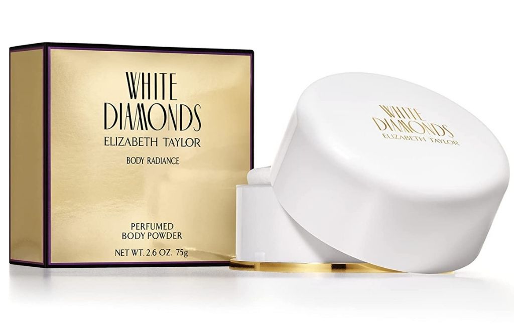 white diamonds perfumed body powderrr