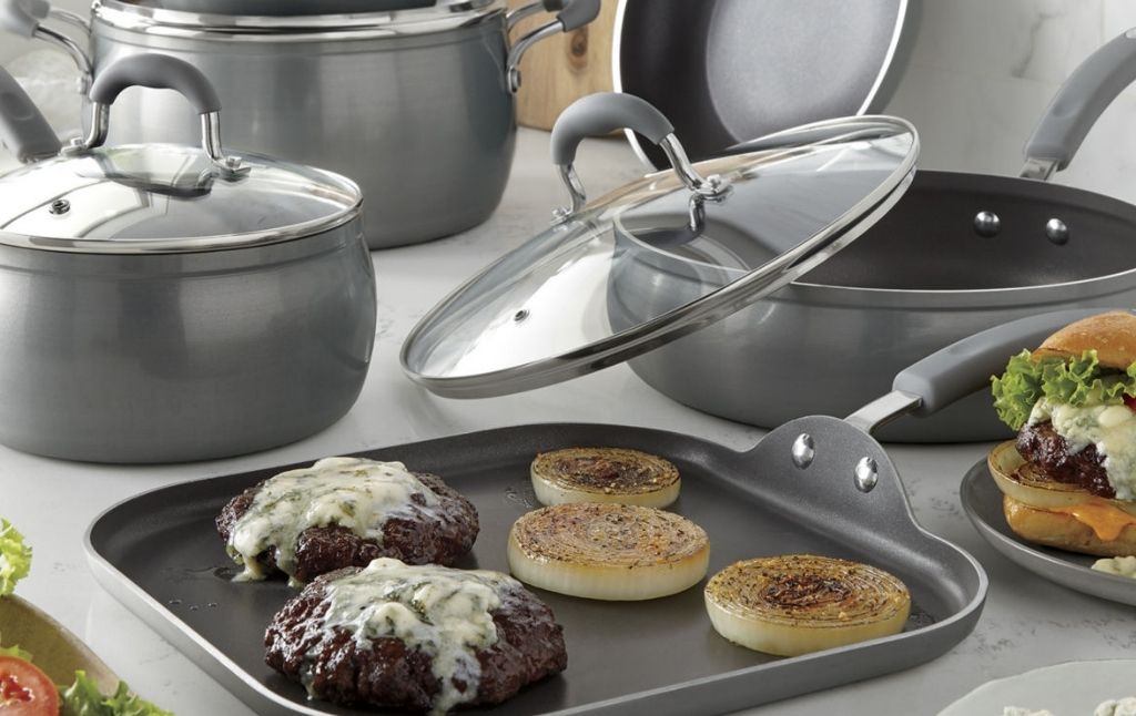 Cooks contour belly diamond 10 piece cookware set