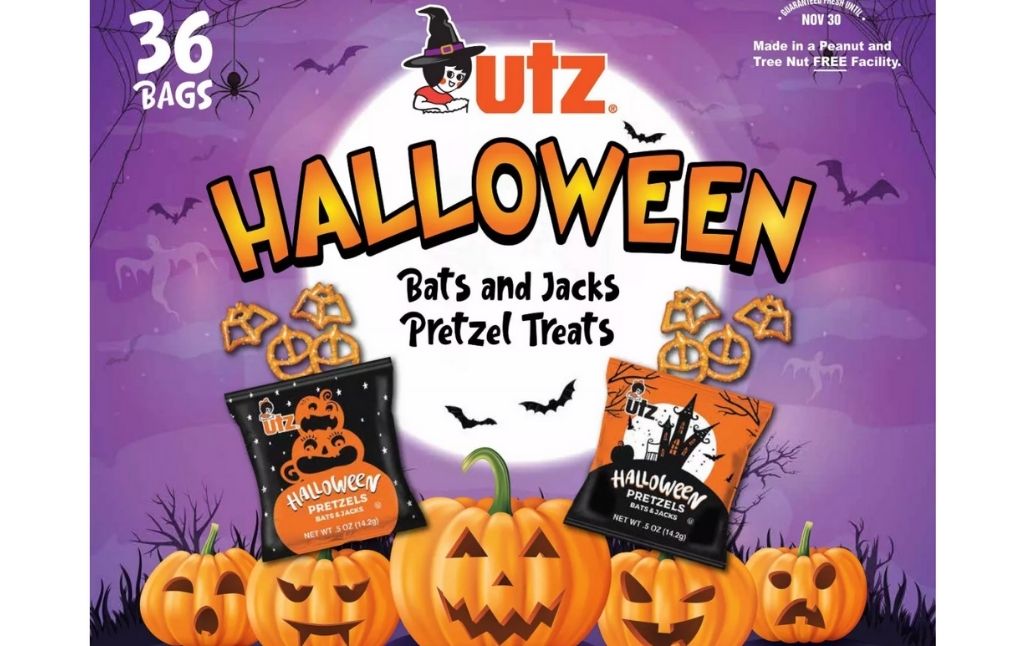 Utz halloween bats jacks pretzel treats