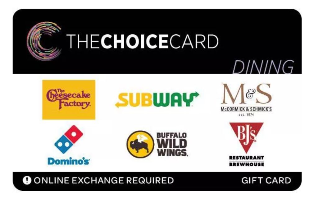 dining gift card