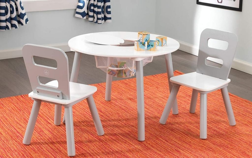 kid kraft round table 2 chairs